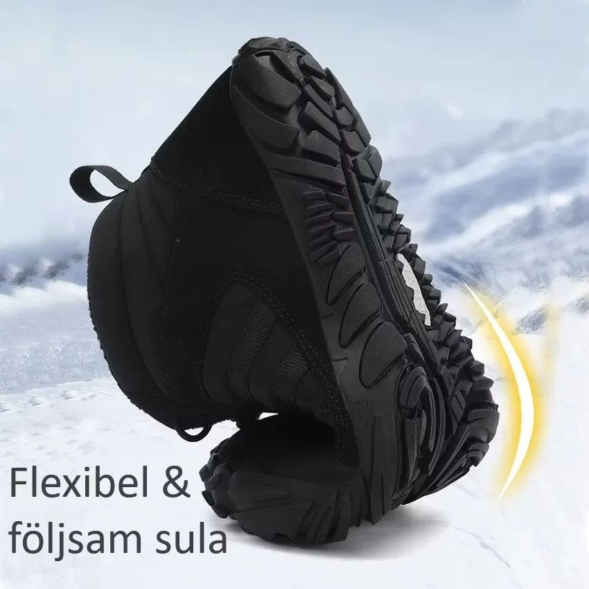 Toeplus Barfotaskor Vinter – Fodrade, Vattenavvisande & Halksäkra