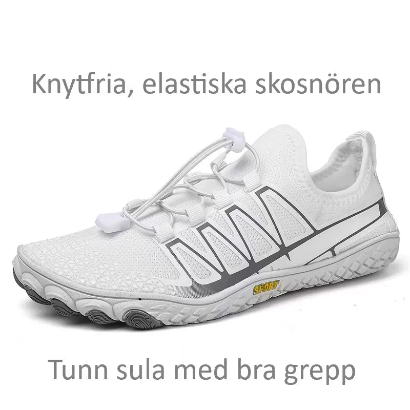 Toeplus Motion Barfotaskor - Vit